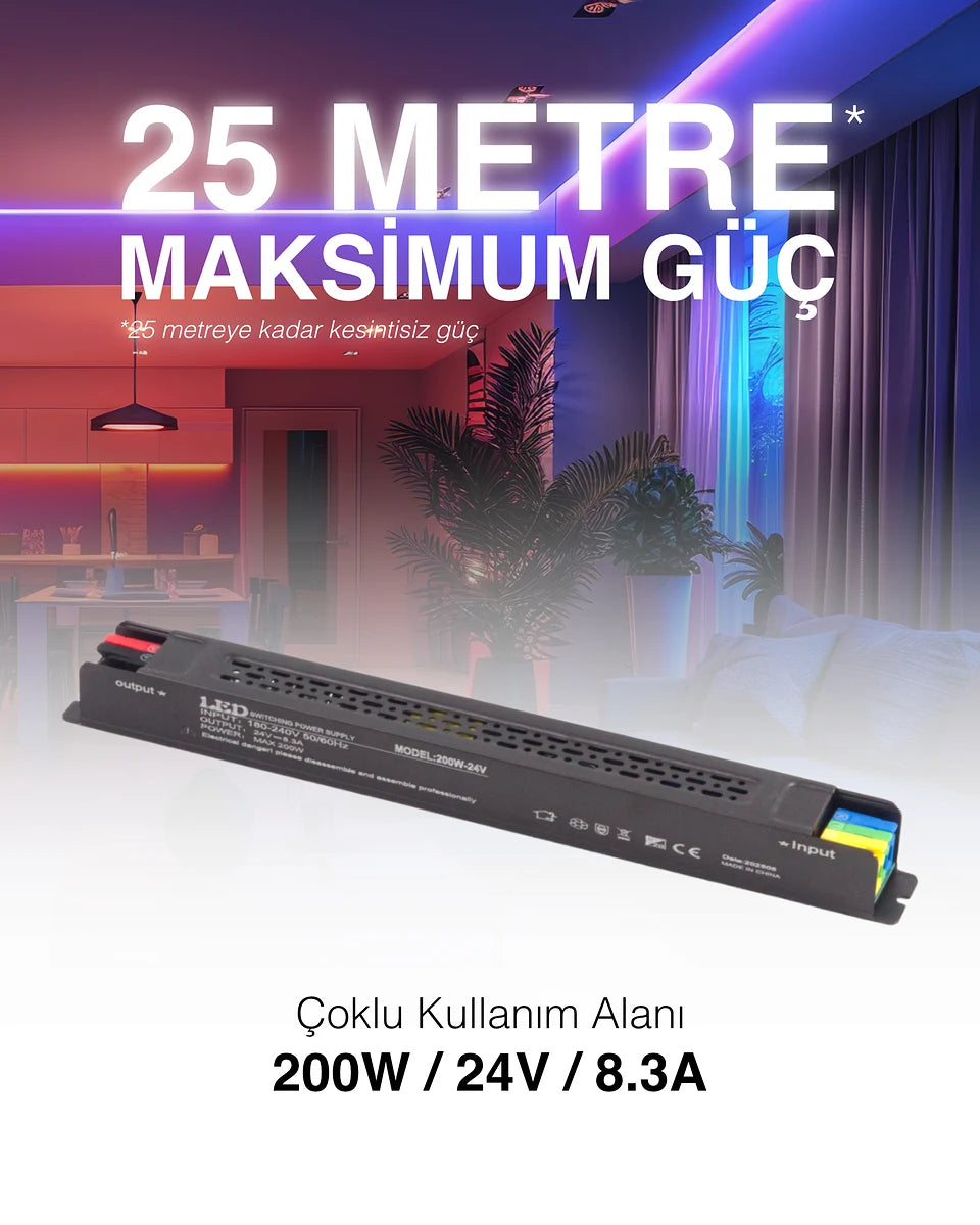 24 V 200 W LED sürücü — görsel 2